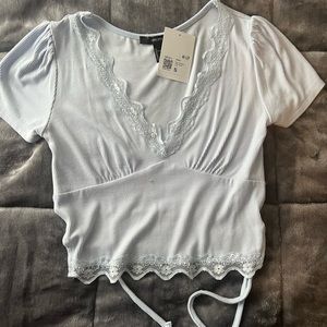 Forever 21 lace crop top